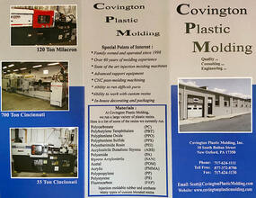covington plastic molding brochure, plastics near me